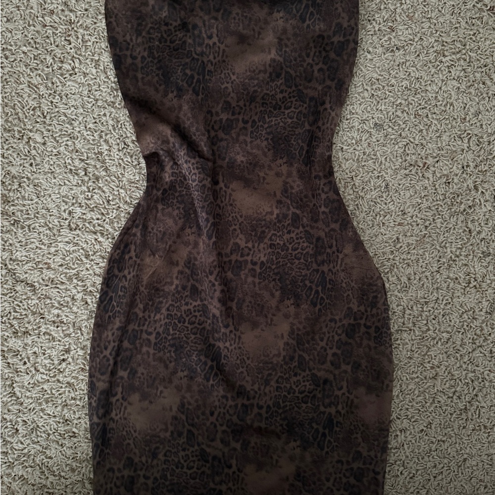 BRAND NEW TAGS STILL ON Windsor Brown Strapless Bodycon Dress Cocktail